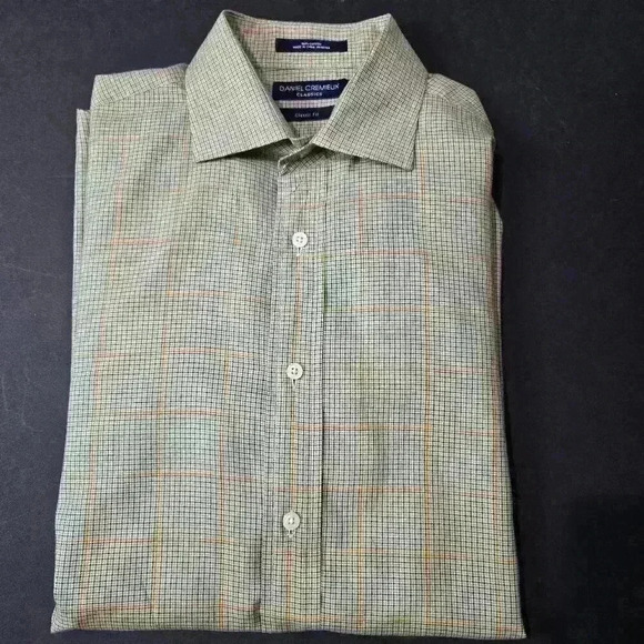 Mens Daniel Cremieux Classic Fit - Fall Color Brown Plaid - Size Large - Picture 1 of 8